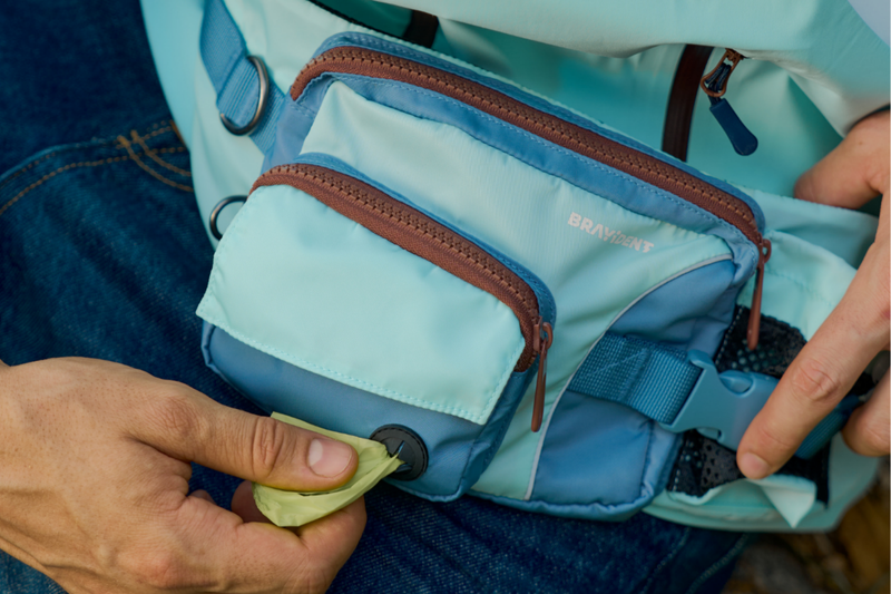 Built-In Poop Bag Dispenser